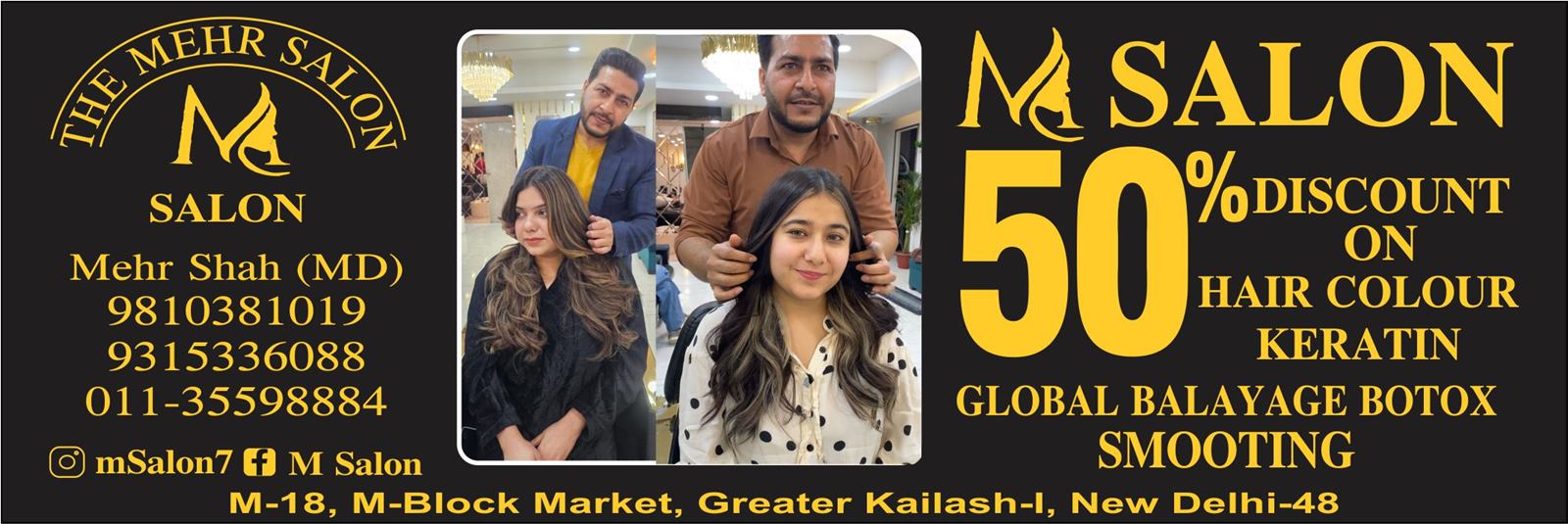 THE MEHR SALON (GK Unisex Salon)